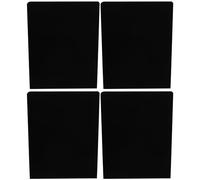 SOLUSTRE 4pcs Mini Writing Blackboards Made of Sturdy PVC with Easy to Write and Clean Features, for Wedding Decorations, Food Price Boards, and Message Signs
