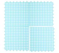 SOLUSTRE 4pcs Plastic Pet Foot Pads for Small Animals Rabbit Cage Mat Easy to Install and Sturdy Small Pets Bedding Suitable for Bathroom Or Living Room Floor
