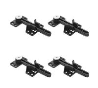 SOLUSTRE 4pcs Plastic Sofa Connector Bracket for Furniture Repair, Versatile Invisible Interlocking Fixing Connector with Serrated Snap Design, 14x6cm Sectional Couch Joint Brackets