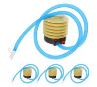 SOLUSTRE 4pcs Portable Foot Pump for Inflatables with Wear-resistant Plastic Material, Easy to Store, Suitable for Balloons and Inflatable Boats, and Adults Outdoor Use
