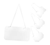 SOLUSTRE 4pcs Reserved Row Signs for Wedding Chairs Signs for Wedding Handing Hanging Decor Reserved for Pews Memorial Seat Label Acrylic Transparent