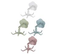 SOLUSTRE 4pcs Rotatable Scrunchies Holder Wall Hooks for Hair Accessories Organizer Pp Material Hair Rope Display Rack for Women