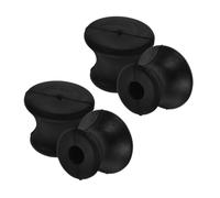 SOLUSTRE 4pcs Rubber Tuning Fork Holder Stable Base for Healing Yoga Music Therapy Compatible with Various Tuning Forks Portable Sound Therapy Accessory