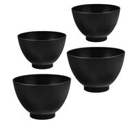 SOLUSTRE 4pcs Silicone Face Mask Mixing Bowls Large Stackable DIY Beauty Bowls for Facial Mask Making Skin Care Mixing Tool for Estheticians and Home Spa Use