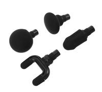 SOLUSTRE 4pcs Silicone Massager Gun Heads Adapter for Deep Tissue Muscle Massage, Lightweight Replacement Attachments for Body Parts Such as Back, Legs or Arms, for Gym and Workouts