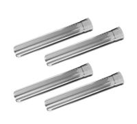 SOLUSTRE 4pcs Stainless Steel Elbow Chimney Pipe 90 Degree Bend, Straight Flue Tube for Fireplace and Water Heater, Flexible Installation, Minimizes Soot Buildup, for Outdoor Stove Chimney