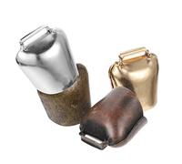 SOLUSTRE 4Pcs Vintage Pet Bells Loud Cow Dog Cat Collar Hanging Bells Lost Alert for Outdoor Camping Traveling Design with Sound Safe Lightweight