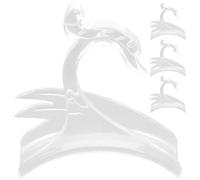 SOLUSTRE 4pcs Wear-Resistant Swan Shaped Purse Hangers with Convenient Installation, Ps Material Bag Rack Hooks for Home and Boutique Storage