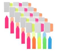 SOLUSTRE 5 Sets Pet Marker Sticker Page Index Tabs for Home and School, Easy to Write and Not Easy be Scratched, Self Adhesive Post Index Tabs for Book Annotation and Document