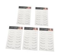 SOLUSTRE 5 Sheets Lower Eyelash Shaping Makeup Sticker False Eyelash Lower Stickers Natural Look High Adherence for Women Night
