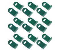 SOLUSTRE 50pcs Aluminium Greenhouse Clips for Organizing Baskets and Insulating Materials, Sturdy Green Plant Hangers Not Easy to Get Deformed, for Greenhouse Use