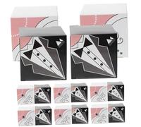 SOLUSTRE 50pcs Bride Candy Boxes Wedding Favors Gift Boxes Foldable Paper Candy Packaging for Party Decorations Compact for Chocolates Nuts and Small Snacks Easy to Store and Transport