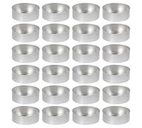 SOLUSTRE 50pcs Candle Cup Case Tealight Accessories Aluminum Multi-Purpose Easy Mold and Demold Professional DIY Scented Candle Supplies for Practice