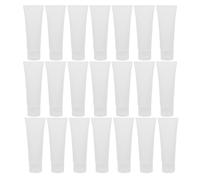 SOLUSTRE 50pcs Cosmetic Soft Tubes Travel Bottles 50ml Lightweight Plastic Travel Lotion Tubes with Secure Screw Cap for Shampoo and Creams for Daily Use