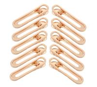 SOLUSTRE 50pcs Gold Hollow Hair Clips for DIY Crafts Elegant Alligator Hair Clamps Multipurpose Hairdressing Accessories for Women Stylish Salon Hairpins