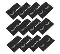 SOLUSTRE 50Pcs Lash Zipper Makeup Bag EVA Cosmetic Pouch with Compact Lightweight Design Multipurpose Toiletry Organizer for Travel and Daily Use Black