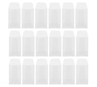 SOLUSTRE 50pcs Paper Pouches Mini Envelopes White Parchment Paper Organizing Small Items Packing Small Accessories Store Or Sort Out Different Types of Accessories