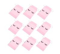 SOLUSTRE 50pcs Pink Drawstring Toiletry Bags Small 10x15cm Eva Waterproof Multipurpose Makeup Pouches for Women Travel Cosmetic Storage
