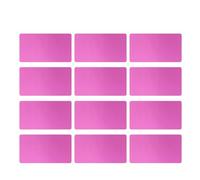 SOLUSTRE 50pcs Purple 0.2mm Thin Anodized Aluminum Laser Engraving Business Cards Blanks for DIY Name, CNC Engraver Compatible Office Supplies