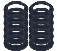 SOLUSTRE 50pcs Sturdy Lampshade Collar Ring for E27 and E26 Lampholders, Made of Pet Material a Firm Design to Securely Lock and Retain Lamp Shades, Suitable for Use Scenarios