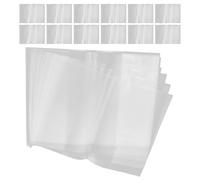 SOLUSTRE 50pcs Textbook Cover Plastic Book Sleeve Protector with Waterproof Pp Material Versatile Fit for Exercise Books and Planners for School and Office Use