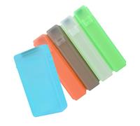 SOLUSTRE 5pcs 2.5 Inch Hard Drive Protective Case Set Plastic Hard Disk Organizer Box for SSD Hdd Storage Portable Office Use with Multi-color Pack (white, Green, Blue, Orange, Gray)