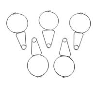 SOLUSTRE 5pcs Metal Ear Acupressure Reflexology Clips for Ear Massage and Stress Relief for Daily Acupressure Therapy at Home