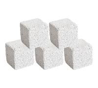 SOLUSTRE 5pcs Natural Molar Stones for Hamster Rabbit Teething Toys Pet Chewing Blocks Hamster Molar Stones