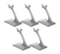 SOLUSTRE 5pcs Plastic Airplane Holder Display Rack with Flat and Stable Bottom for Displaying Airplane Models and Models on Tabletop Or Shopping Mall