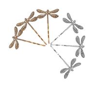 SOLUSTRE 6 Pcs Dragonfly Hair Clip Dragonfly Bobby Pin Metal Vintage Hair Clips Not Fall off Easily Female Friends Daily Life