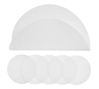 SOLUSTRE 6 Pcs Reusable Silicone Steamer Mats Non Stick Round Mesh Pads for Dumplings Steamed Buns Pastry Baking Diameter Heat Resistant Kitchen Cooking Accessories