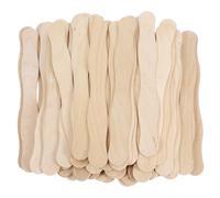 SOLUSTRE 60pcs Fan Making Handle Handcraft Circular Fan Making Parts Wooden DIY Sticks Ancient Chinese Style Beige Details Not Easy to Deform and Break Very Hard and Smooth for DIY Usage