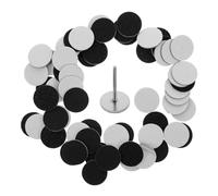 SOLUSTRE 60pcs Nail Sanding Discs Set for Pedicure and Manicure, Black Sandpaper with Stainless Steel Backing, Convenient to Use and Fine Polishing Effect for Dead Skin and Callus Removal