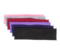 SOLUSTRE 6pcs Assorted Colour Elastic Headbands and Teens, Nonslip Sweatband with Polyester and Elastic Fiber, Painless to Wear and Easy to Stretch, for Yoga and Summer Autumn Sports