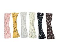 SOLUSTRE 6pcs Bun Maker Hair Bun Making Tool Cloth Headband Assorted Color Fashion Beautiful Hair Accessories for Women Lover Dating