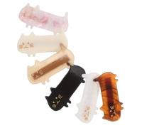 SOLUSTRE 6pcs Cute Cat Hair Clips for Lightweight Acetic Acid Duckbill Barrettes Versatile Styling Pins for School Parties Weddings Hair Accessories