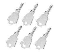 SOLUSTRE 6pcs Electrical Panel Key Switches for Operator Interface Lock High Security Selector Switch Keys Efficient Control Panel Access Performance Set