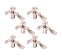 SOLUSTRE 6pcs Erhu Fine Tuners Erhu Adjustment Tools Stainless Steel Silver Practical Flexible String Parts 0.79x0.39x0.20inch for Tuning Accessories
