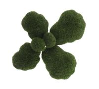 SOLUSTRE 6pcs Faux Artificial Moss Rocks Realistic Lightweight Decorative Stones for Fairy Gardens Floral Arrangements and DIY Miniature Terrarium Crafting