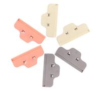 SOLUSTRE 6Pcs Large Diamond Drawing Clips Multi-Color DIY Craft Tools Edge Fixing Holders for Embroidery Cross-Stitch and Diamond Art Projects