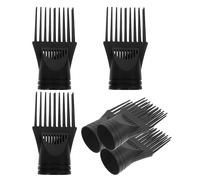 SOLUSTRE 6pcs Multifunctional Hair Dryer Comb Attachments for Enhanced Styling, Heat Resistant Plastic Material, Wide Tooth Design Suitable for Daily Use and Parties