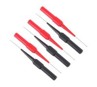 SOLUSTRE 6pcs Multimeter Test Probe Needles with Pins Car Piercing Needle Back Probe Extension Leads for Automotive Sensor and Electrical Circuit Testing