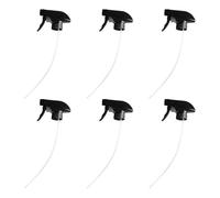 SOLUSTRE 6pcs Plastic Spray Bottle Nozzles Replacement Heads for Gardening and Cleaning Products, Sturdy Spray Tool Compatible with Bathroom Deodorants