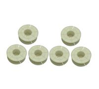 SOLUSTRE 6pcs Portable Cord Storage Reel Tie Wire Reel Plastic Cord Cable Easy Install