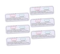SOLUSTRE 6pcs Uvc Indicator Cards Portable Ultraviolet Test Cards for Sunlight and Uvc Area Testing for Reptile Owners and Uv Monitoring