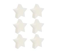 SOLUSTRE 6pcs White Five-Pointed Star Shape Sponge Filtering Sponges Good Absorbent and Oil-Absorbing Features for Spas and Bathtub Cleaning