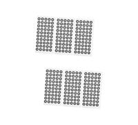 SOLUSTRE 6sheets Scanning Marker Reference Marker Point Reflective Film Marking Point for Scanning Accurate Positioning Scanner Marking Stickers