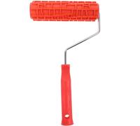 SOLUSTRE 7-Inch Decorative Wall Paint Roller with Handle Embossed Brick Pattern Texture Roller for Painting Walls