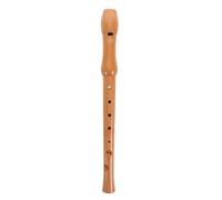SOLUSTRE 8-hole Wooden Soprano Recorder Flute, Portable Beechwood Wind Instrument, Beginner Musical Suitable for ’s Early Music Learning