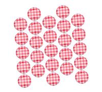 SOLUSTRE 80pcs Wide Mouth Canning Jar Lids Reusable Airtight Seal Iron Bottle Covers for Food Preservation and Storage Replacement Lids for Mason Jars and Craft Bottles